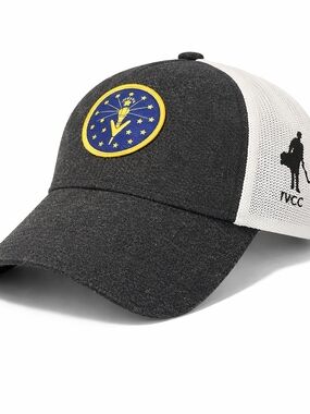 Callaway Indiana Torch Hat Black Mesh Snapback Golf Cap